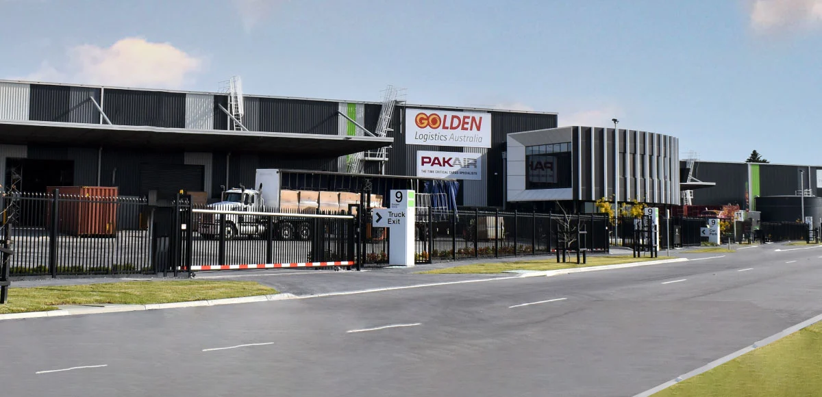 golden logistics Australia courier, warehousing and their-party logistics (3PL) and head office (HQ) in melbourne